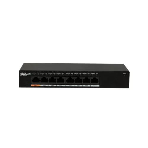 Dahua PoE коммутаторы PFS3008 8GT 96 8 портовый гигабитный Ethernet коммутатор Поддержка Hi 60 Вт
