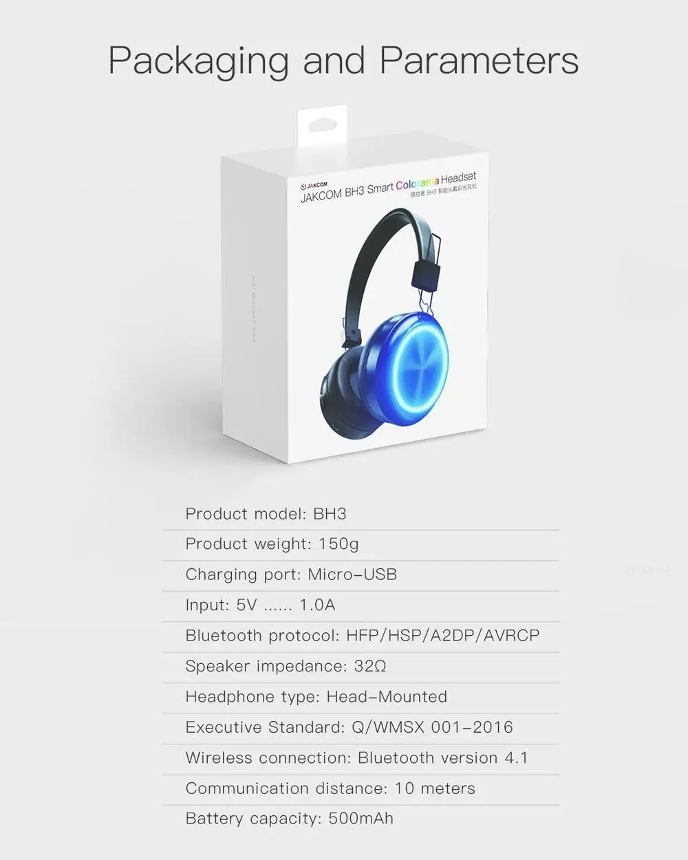 JAKCOM BH3 Smart Colorama гарнитура как в наушниках j7 pro i10 tws