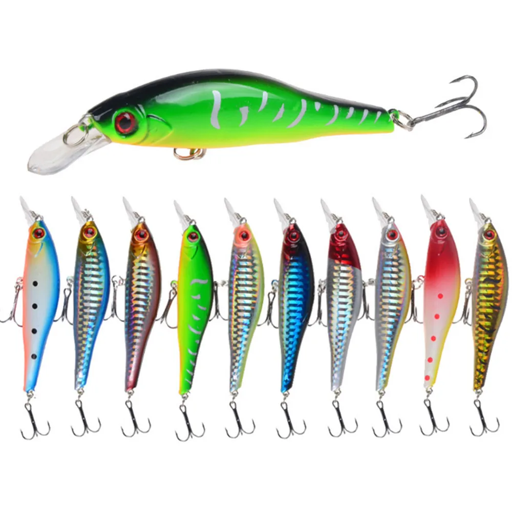 

1 шт.; Лидер продаж; Модель гольян рыбаловная приманка 9,5 см 11,5 г Crankbait воблеры свимбейт Троллинг искусственный Жесткий Пластик приманки для б...