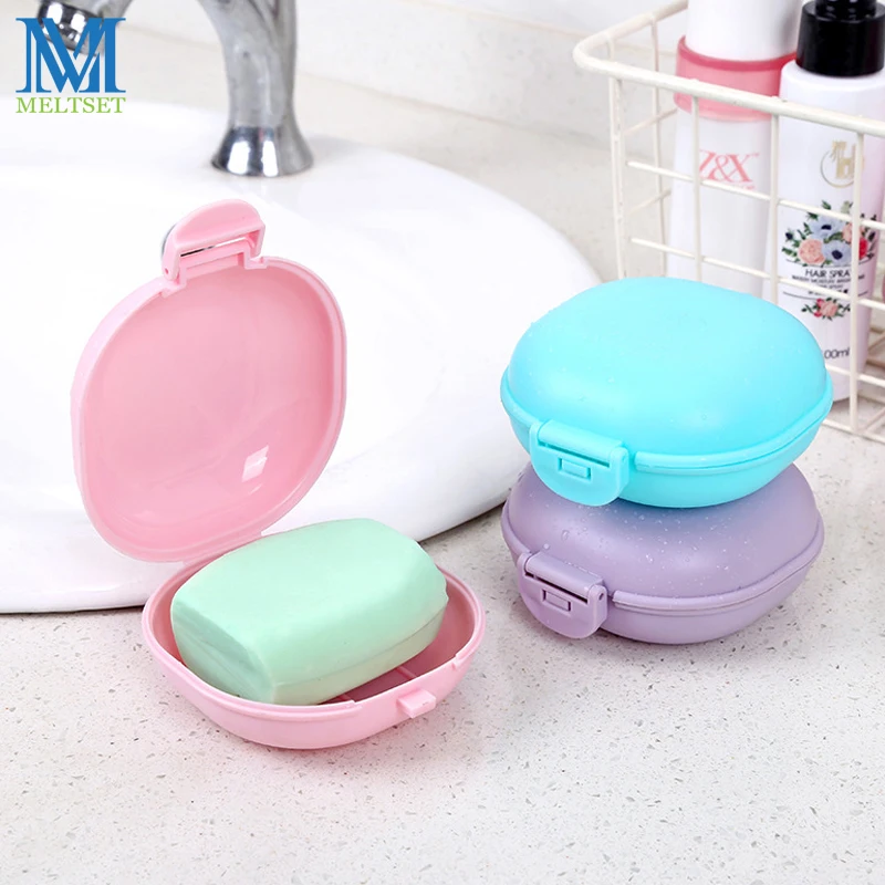 Новая портативная Круглая Коробка для мыла Ecofriendly PP водонепроницаемая