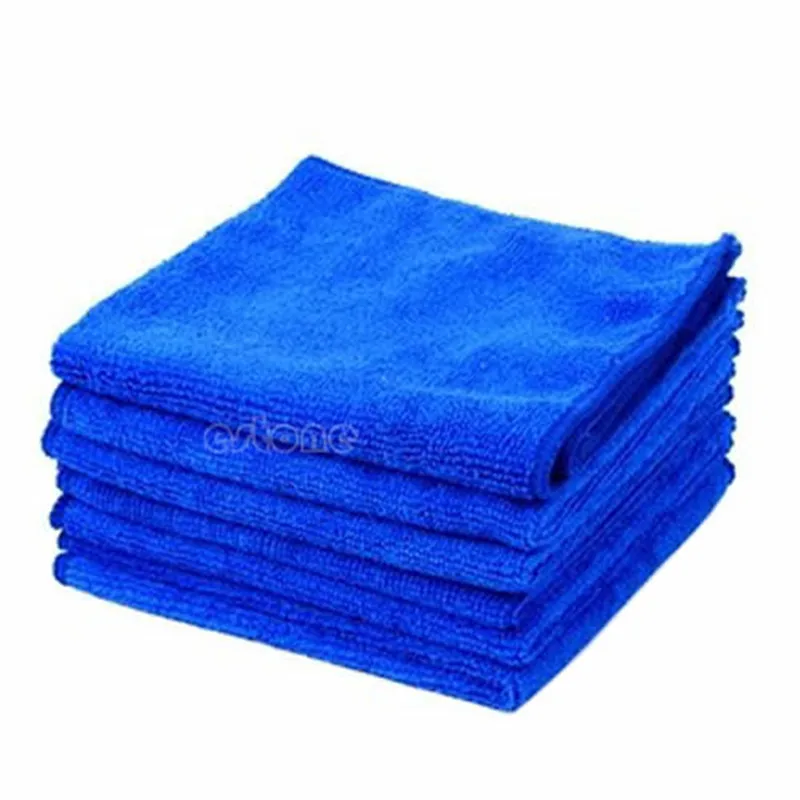 

6PCS Microfiber Towel Car Cleaning Wash Clean Cloth Super Soft Plush 30cmX30cm