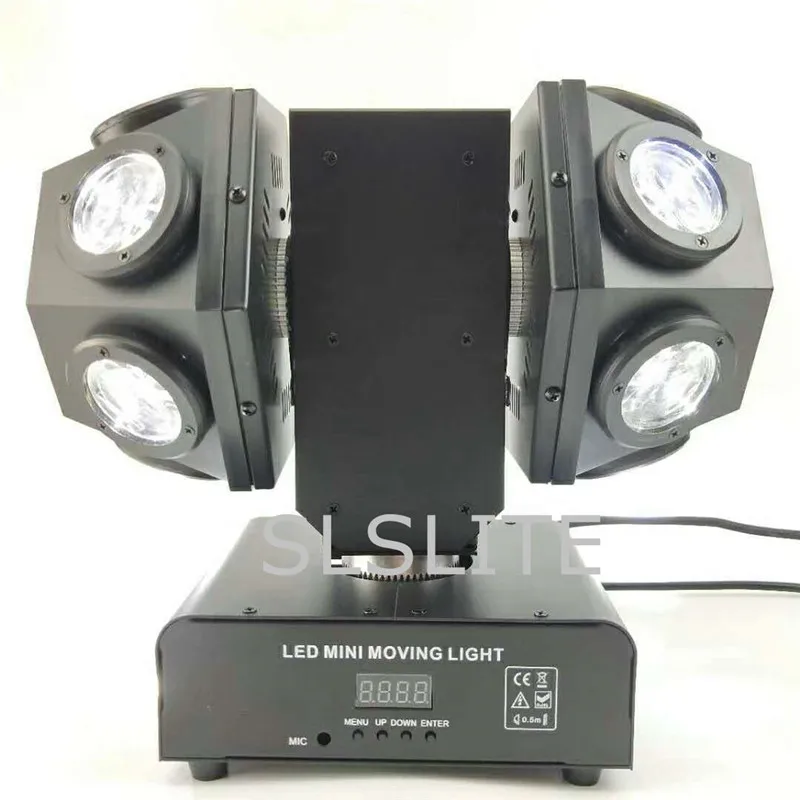 Новый мини 12x10 Вт RGBW 4IN1 светодиодный головной переносное потолочное освещение