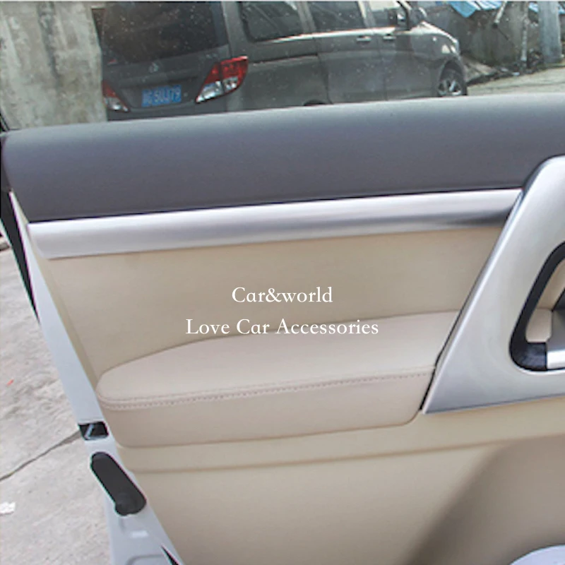 Для 2008 2020 Toyota LC Land Cruiser V6 FJ 200 украшение салона автомобиля боковая дверь Панель