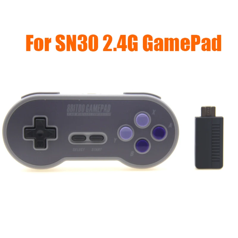 Беспроводной геймпад 8Bitdo SF30 SN30 2 4G ретро пульт управления с приемником 4 ГГц NES