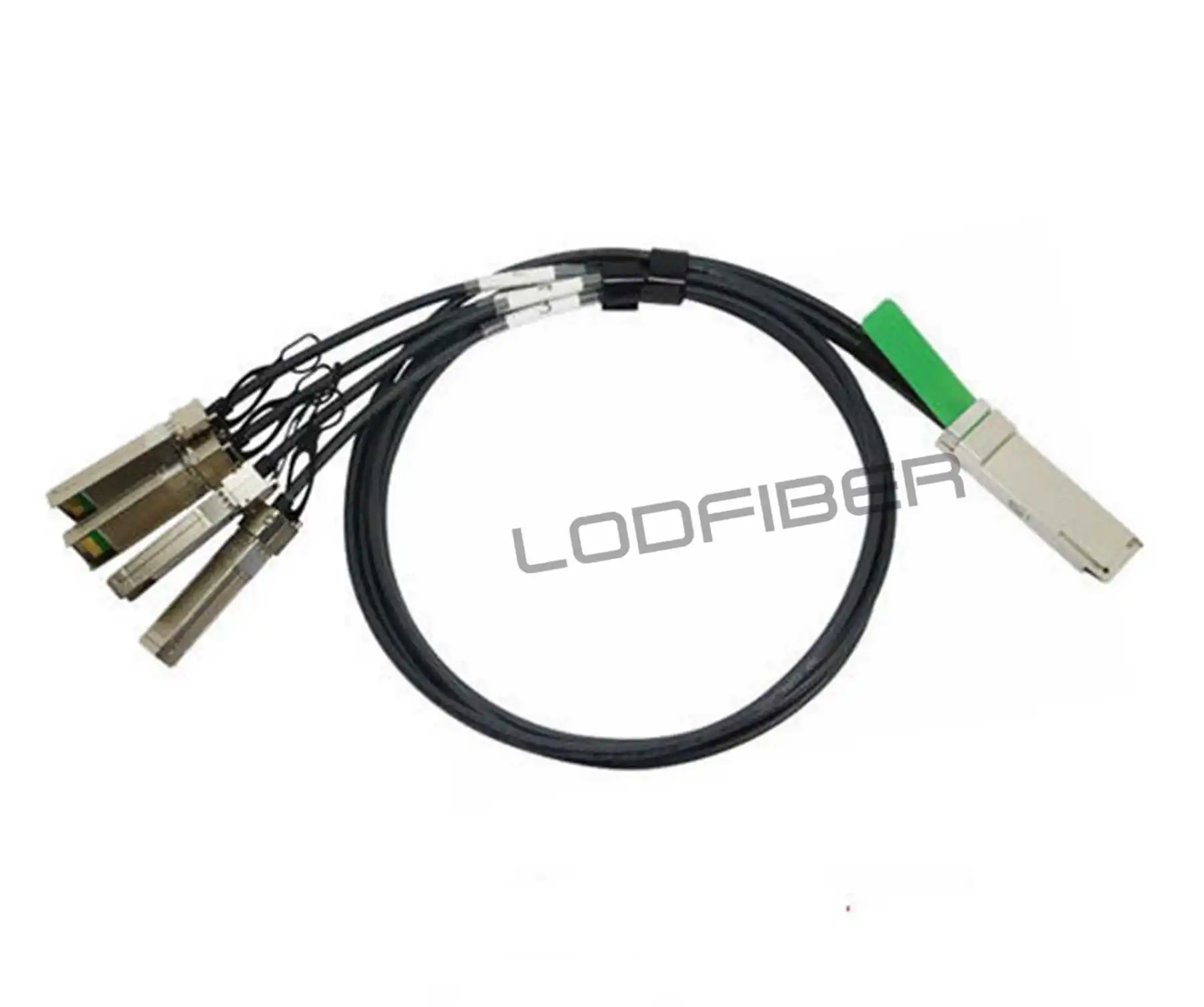 USB-кабель для автомобиля 2 м (7 футов) совместимый с сетями 100G QSFP28 до 4x25G SFP28 |