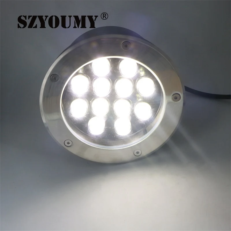 SZYOUMY Новый IP67 Водонепроницаемый AC 85-265V 12W LED подземный свет наземная лампа