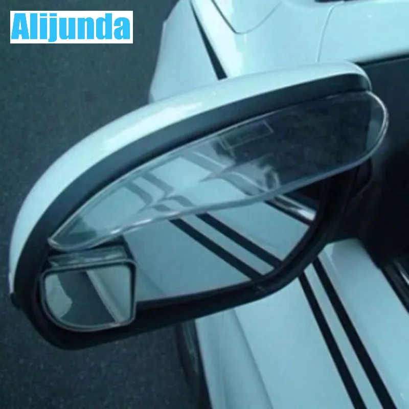 Alijunda 2 Автомобильное зеркало заднего вида дождевые водонепроницаемые брови для