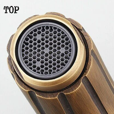 Двухрычажный античный латунный Смеситель для раковины смесители ванной комнаты