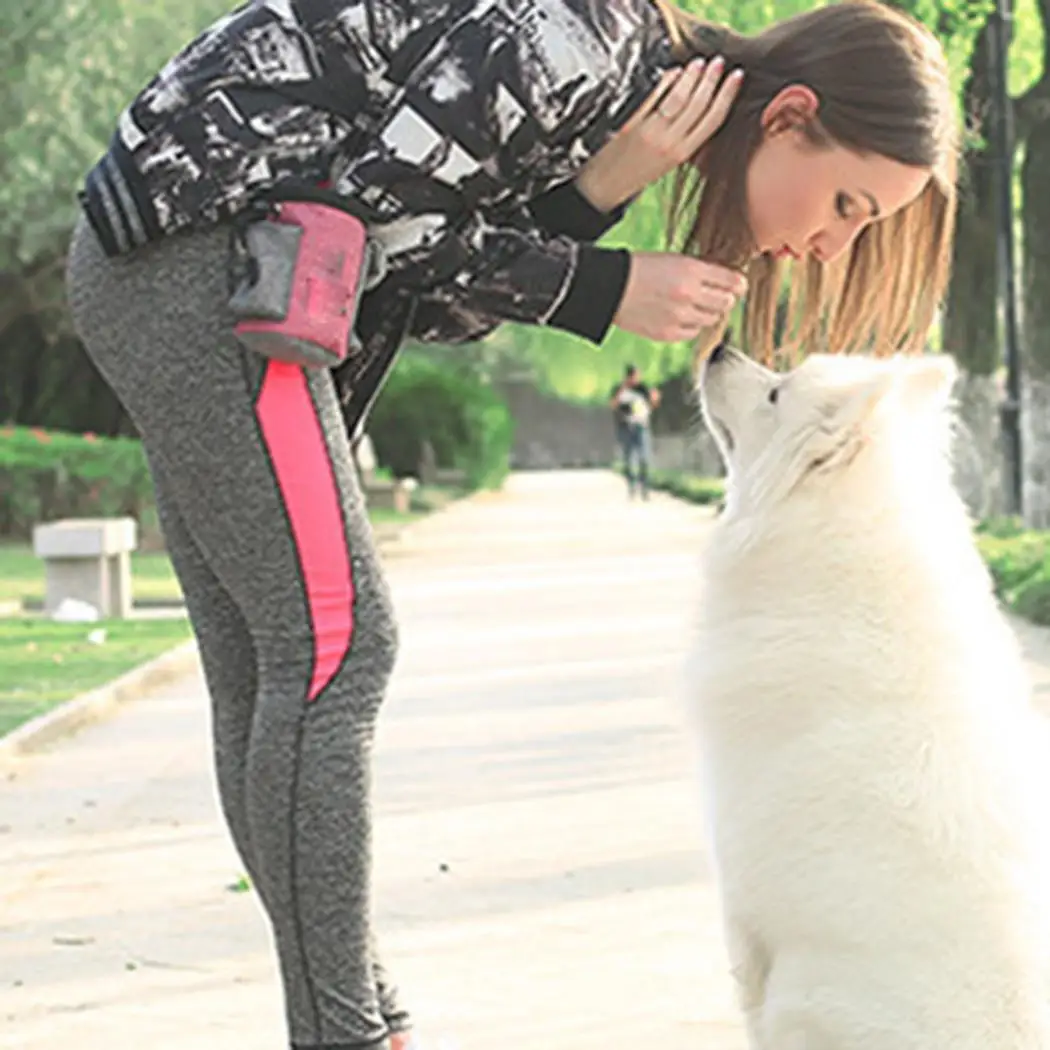 Pet Dog Puppy тренировочные поясные сумки для лакомства закуска сумка для корма приманка-корм Пояс Карманный Мини Открытый поясной мешок