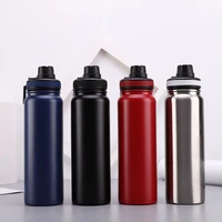 upors stainless steel double wall vacuum insulated tumbler portable sport water bottle 600ml800ml large capacity thermos bottle
