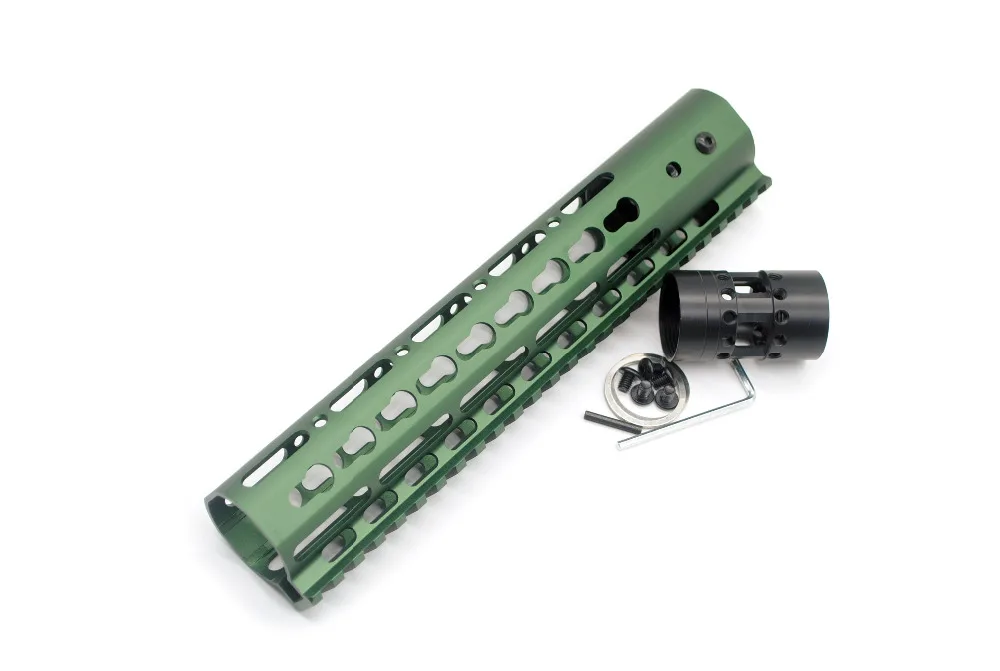 AR15 10 дюймовый оливково зеленый цельный ключ мод Handguard Picatinny Rail Mount System fit .223|handguard rail