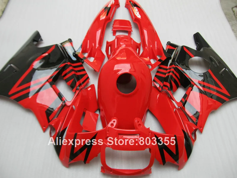 Красный обтекатель для Honda CBR 600 F2 1991 1992 1993 1994 cbr600 ( + крышка бака) комплект