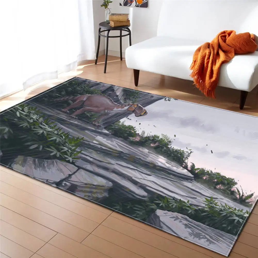 No-22 Европейский и американский Юрский 3D Динозавр украшения большие ковры гостиная области ковры мягкие фланелевые мальчики подарок ковры коврики - Цвет: No-22