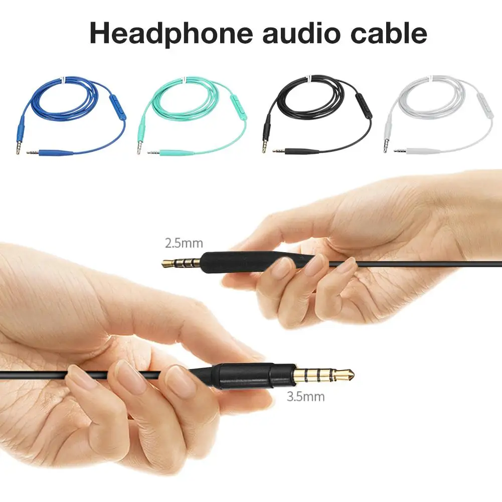 Кабель для микрофона Bose Soundtrue Ear аудиокабель наушников 4 цвета с микрофоном QC35 QC25