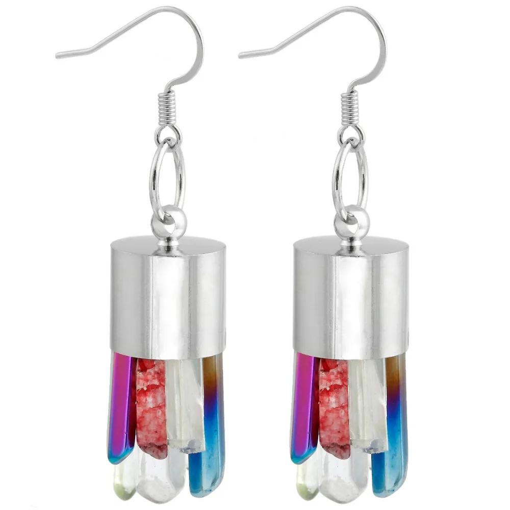 TUMBEELLUWA многоцветные висящие капли на крючке из титана | Украшения и аксессуары
