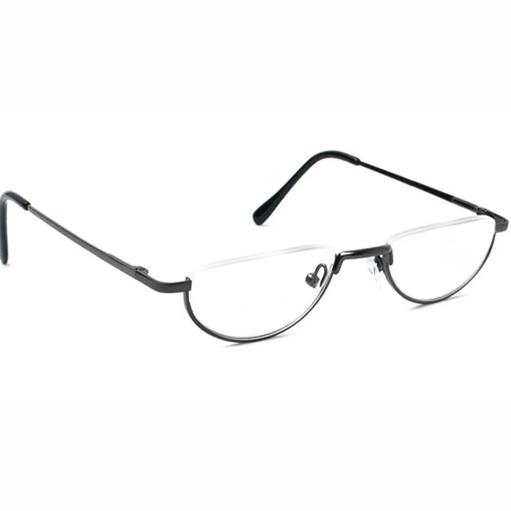 Vintage Half Moon Spring Hinge Reading Glasses Eyeglass Frames +1 +1.75 +2 +3 +4 image 5