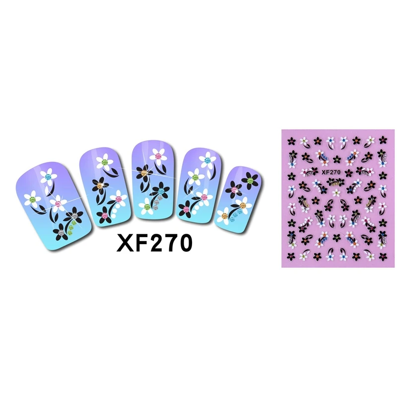 Mtssii 3D DIY мульти pattern ногтей Книги по искусству Стикеры модные клей для аксессуары