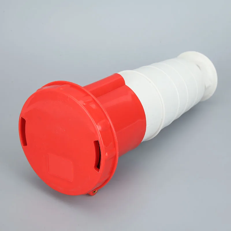 63A-5Pin Socket 63A 5Pin 3P+ E+ N IP67 водонепроницаемая промышленная пробка напряжение 240V~ 415V промышленная розетка и разъем - Цвет: 63A-5Pin Socket