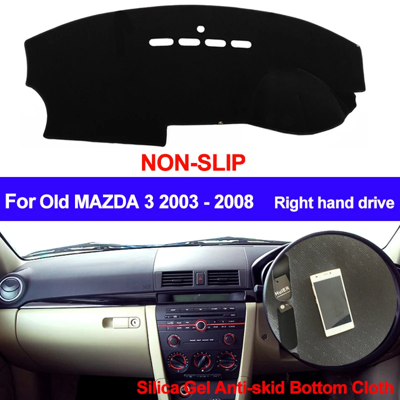 TAIJS RHD для старой Mazda 3 2003 2004 2005 2006 2007 крышка приборной панели автомобильный коврик