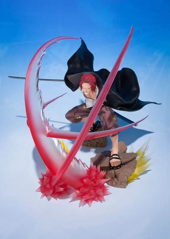 PrettyAngel-Подлинная Bandai Tamashii Наций Figuarts ZERO ONE PIECE Shanks-Haoh Color Haki-коллекция фигурок |