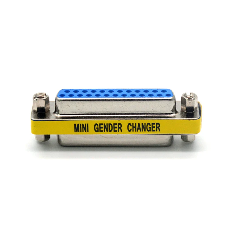 Common 25pin Mini Gender Changer DB25 серийный кабель Расширенный адаптер 25 Pin FeMale to F/F minitype