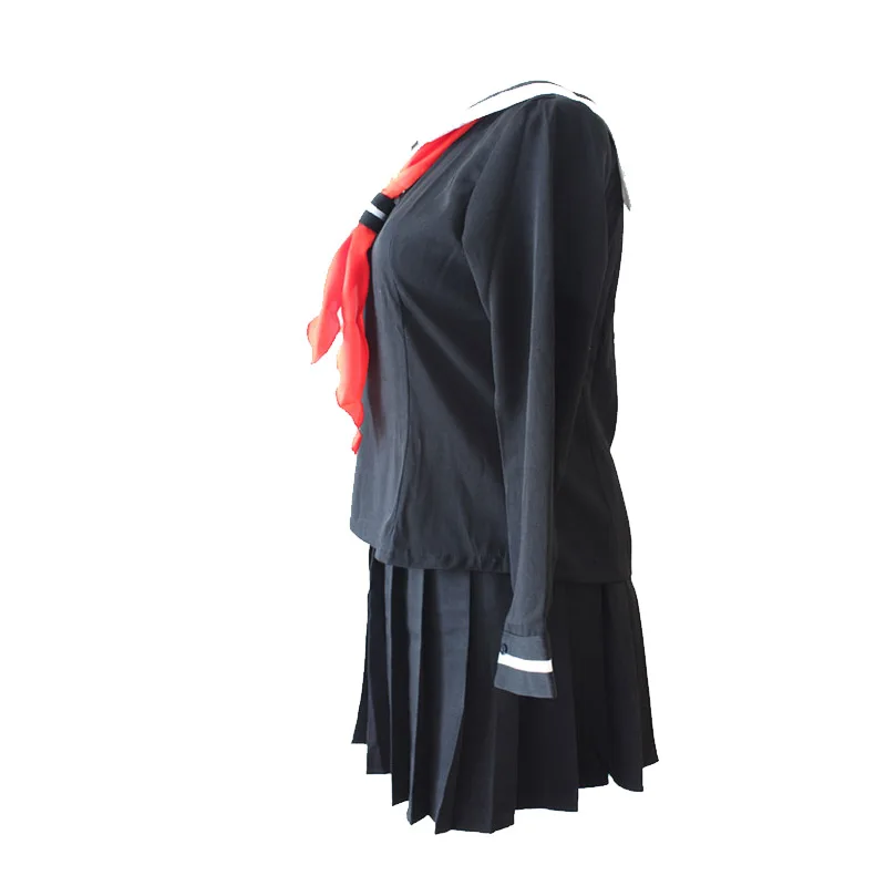 Coshome костюмы для косплея аниме Hell Girl Enma Ai длинные парики 100 см школьная Матросская