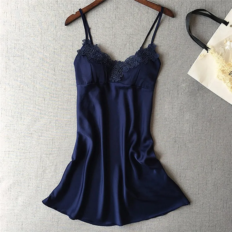 Экзотическая одежда Lenceria Sexi Para Mujer Baby Doll Женское ночное платье размера плюс с кружевным бантом Сексуальное белье Ночная рубашка