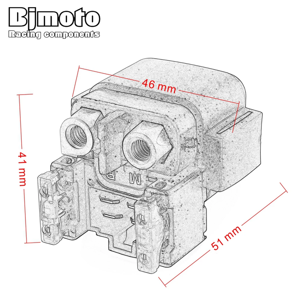 BJMOTO мотоцикл реле стартера электромагнитный клапан для KTM 1050 1190 1290 ADV RC 200 250 300 450 690 990 EXCF SXF SMC для супермото Duke