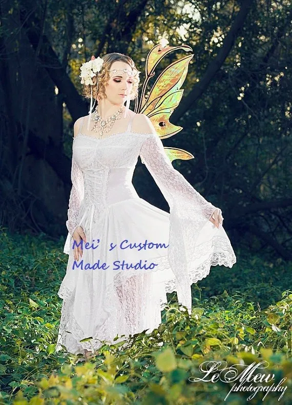 Сделанное на заказ сказочное средневековое фэнтезийное короткое платье