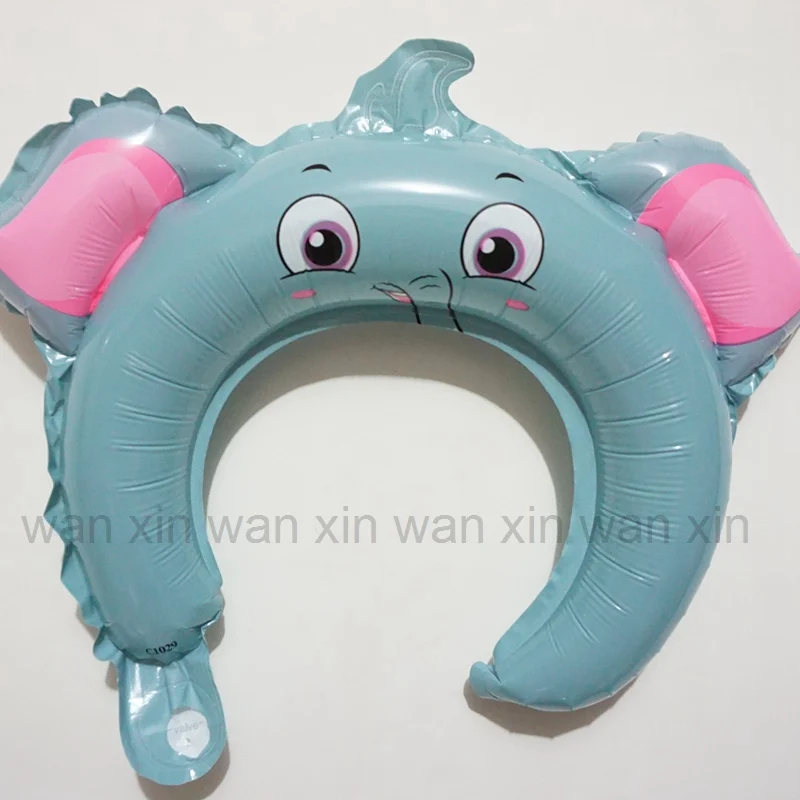 20pc head elephant 20 шт/лот) оголовье фольги Воздушные шары животные корова Тигр Микки День рождения воздушные шары Детские игрушки для животных вечерние воздушные шары - Цвет: 20pc head elephant