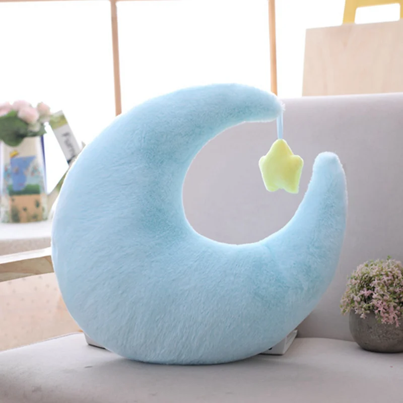 14 Sky Series Plush Toy Stuffed Soft Cartoon Moon Star Crown Heart-Shaped Plush Pillow Cute Sofa Cushion For Kids Birthday Gift - Color: 14