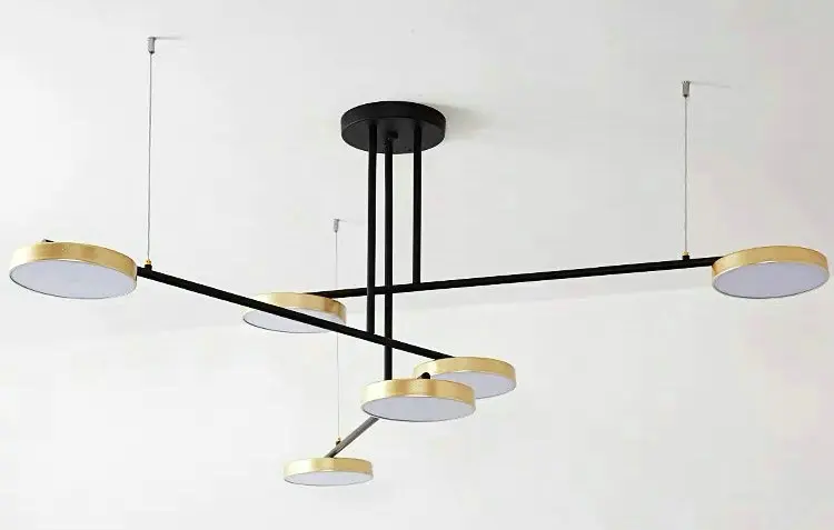 

Artpad Золотая LED люстра 3 света