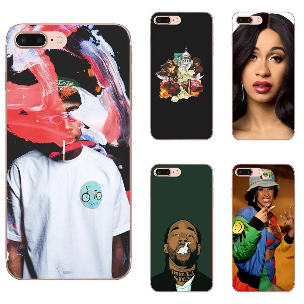 Чехол из ТПУ Специальное предложение вертикальный Cardi B Migos для Samsung Galaxy Note 5 8 9 S3 S4 S5