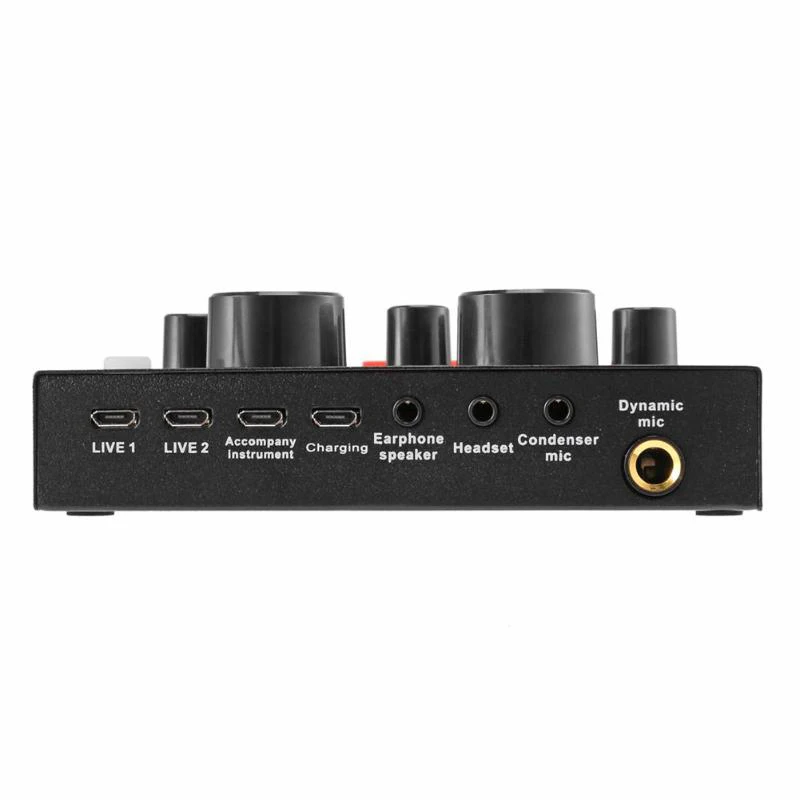 V8 аудио Usb гарнитура микрофон наушники Webcast стример Live Sound карта кабель набор для