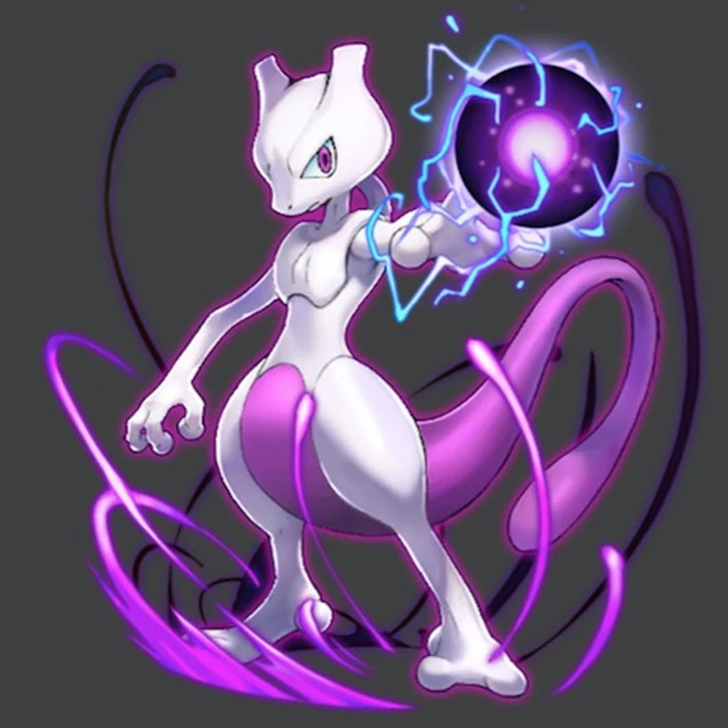 Полный квадратный алмаз 5D DIY Алмазная картина &quotMewtwo &amp Pokemon&quot вышивка крестиком
