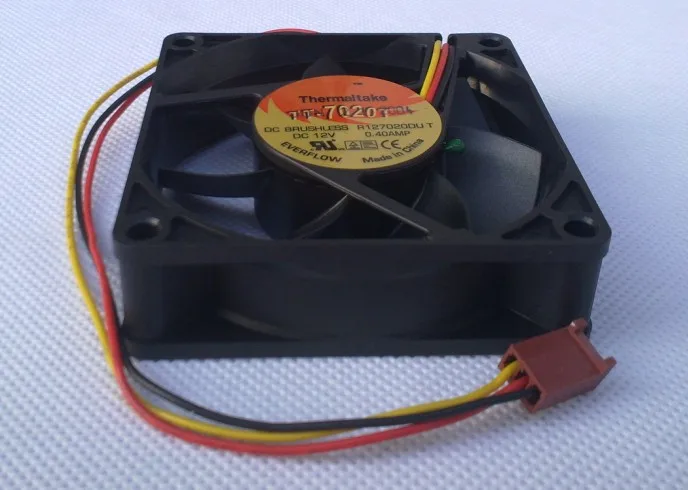 Новый TT 7020A 7 см 3PIN шарикоподшипник 12V 0.40A или контроля температуры ШИМ 0.20A