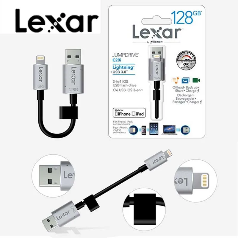 Lexar Jump Drive USB3.0 флеш-накопитель type-C U диск отпечаток пальца ID Jumpdrive безопасность 256 AES U Хранение телефона компьютера PC Mac