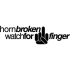 15x4 см звуковые сломанные часы для среднего пальца оригинальная автомобильная наклейка для стайлинга Автомобиля Виниловая наклейка