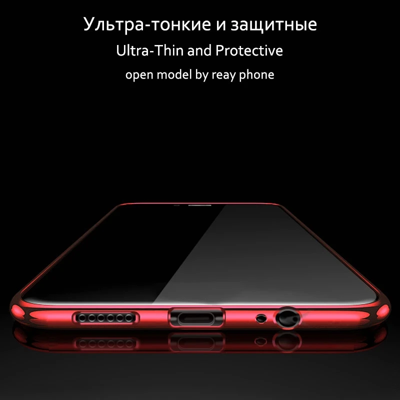 CHOEOIWE Cases for OPPO A83 Plating Soft Case Utra-thin Cover A71 Silicone Transparent Phone Back Coque Shell |
