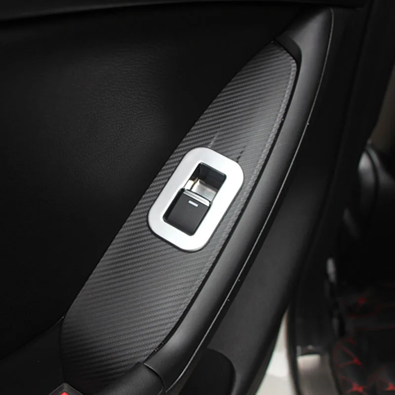 Для Mazda Cx-5 Cx5 2012 2013 хромированная Внутренняя дверь, окно, кнопка подъема, переключатель, панель, крышка, отделка рамы, Молдинг