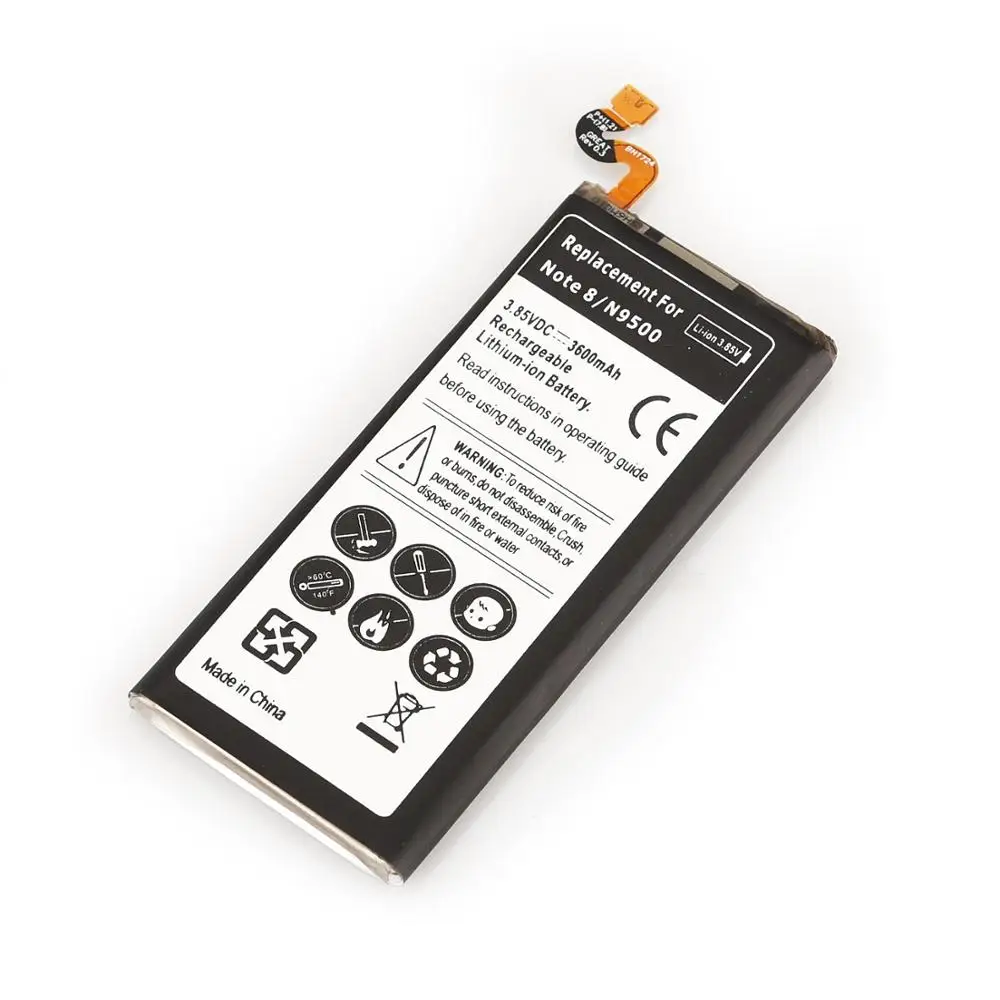 Высококачественная запасная батарея 3600 мАч для Samsung Galaxy Note 8 N950 N950U