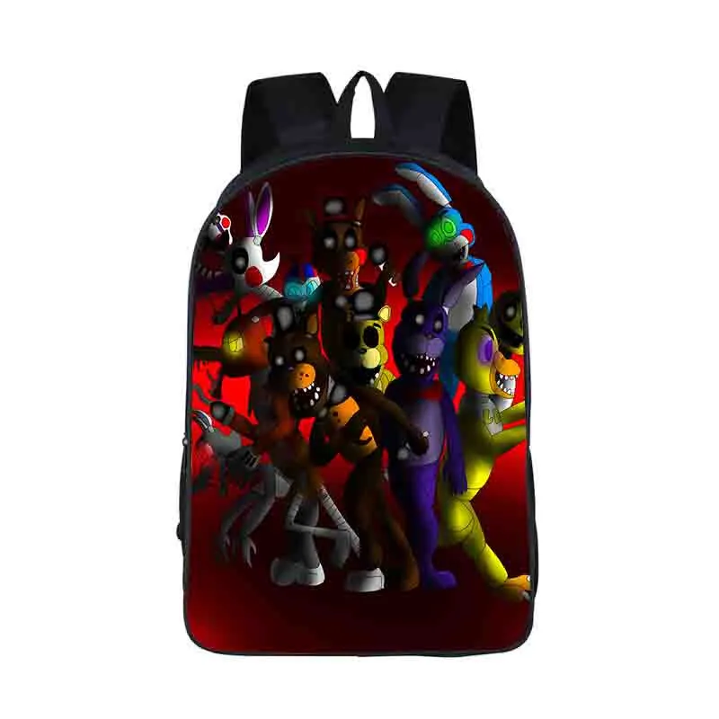 Рюкзак Five Nights at Freddy для женщин и мужчин, школьные сумки FNAF, рюкзак для детей-подростков, рюкзак Five Nights at Freddy, сумка для детей, сумки для книг - Цвет: 16FLD22