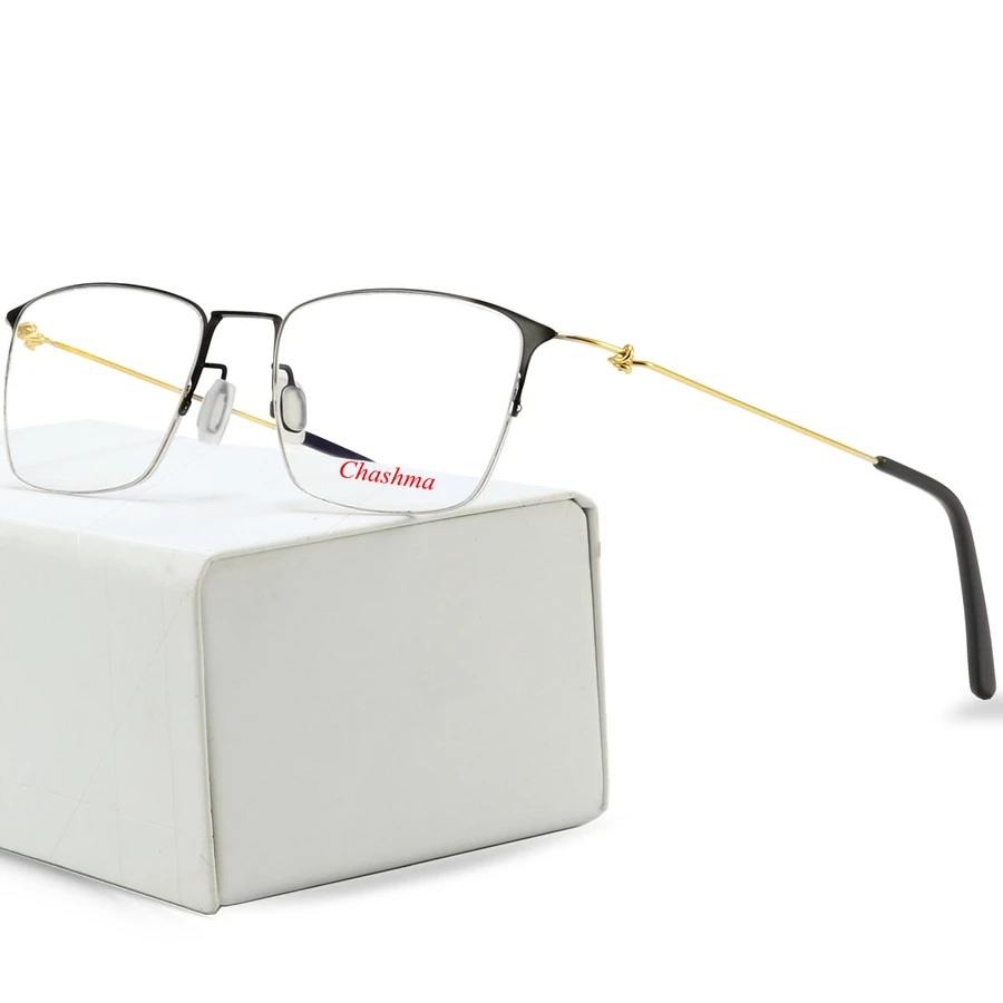Титановая оправа для очков мужская по рецепту и женская оптическая близорукости