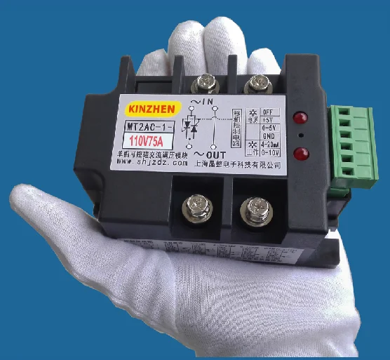 

Fully Isolated Single-phase Thyristor AC Voltage Regulator Module MT2AC-1-110V75A