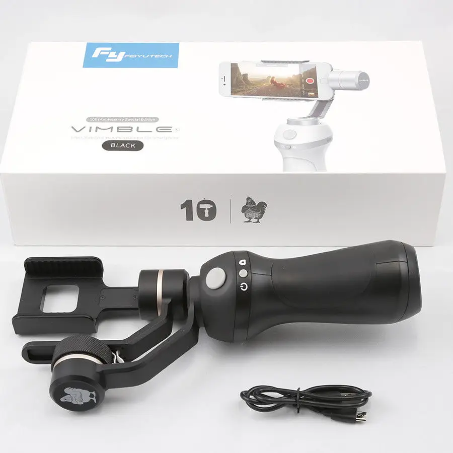 Feiyu Vimble C Gimbal гидростабилизатор на шарнирном замке с 3 стабилизатор для Gopro iPhone android