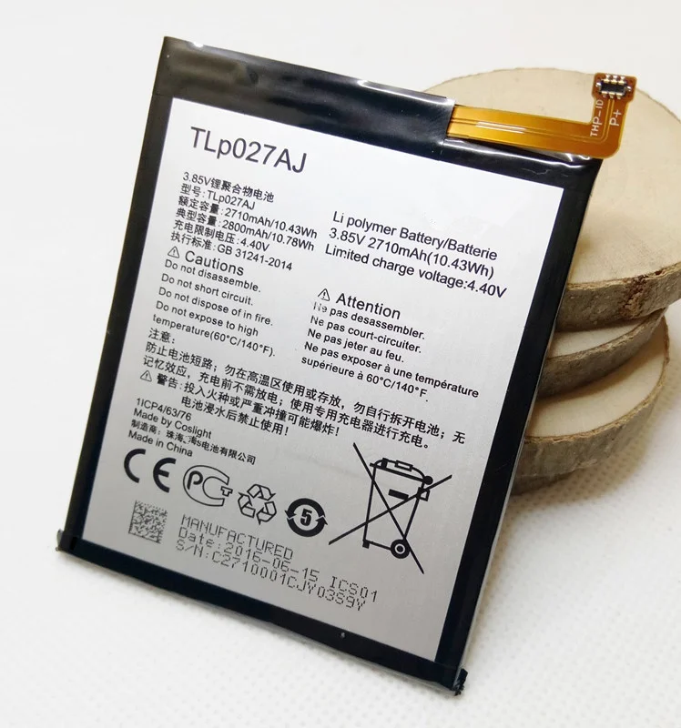 2780mAh /2800m TLP027AJ Battery for TCL 750 X1 PLUS cellphone Built-in Li-ion bateria Li-Polymer Batterie | Мобильные телефоны и
