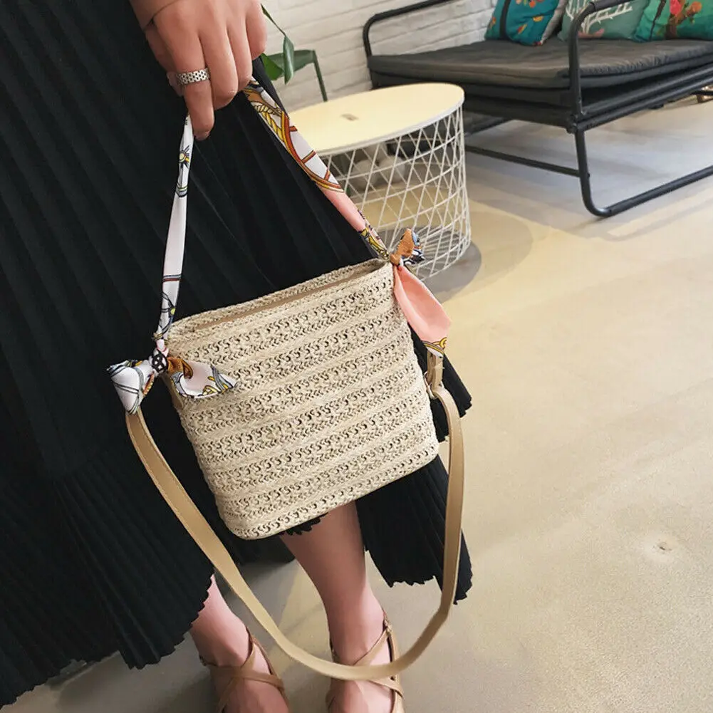 2019 женские сумки-мессенджеры Лидер продаж ленты тканые одного плеча Crossbody летние