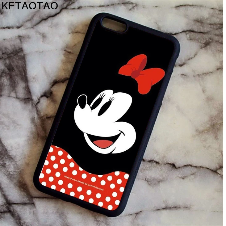 KETAOTAO покрытие даты Микки Маус телефон чехол s для iPhone 4S 5S 6 6S 7 8 XR XS Max PLUS X Чехол