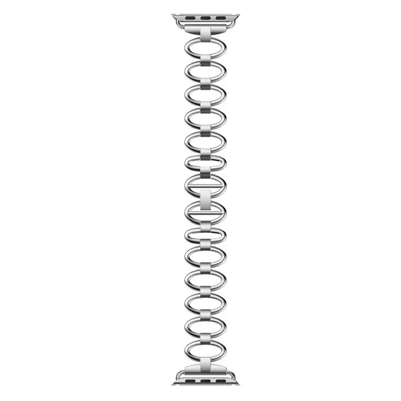 Ремешок из нержавеющей стали для Apple Watch band 44 мм 42 мм 38 мм 40 мм iwatch series 5 4 3 2 1 браслет на запястье металлический ремешок для часов