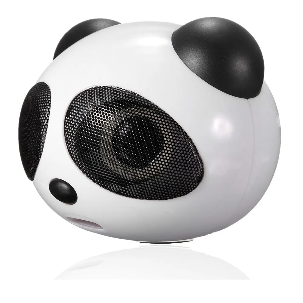 Портативная мультимедийная USB мини Колонка Panda цифровая квадратная 3 5 мм